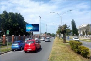 Billboards on Selborne College, Dawson Road, East London with outdoor advertising, township, highway, urban, digital, taxi rank, prices, rates, costs, rental, woodlands and marketing