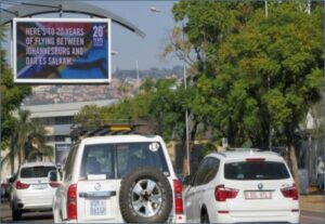 Billboards on Jan Shoba ( Duncan Street), Pretoria with outdoor advertising, township, highway, urban, digital, taxi rank, prices, rates, costs, rental, woodlands and marketing
