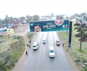 Billboards on MC Botha Drive Chris Hani Mall with outdoor advertising, township, highway, urban, Outdoor Static, taxi rank, prices, rates, costs, rental, woodlands, and marketing