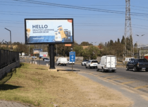 Billboards on Bowling Avenue Kramerville with outdoor advertising, township, highway, urban, Outdoor Static, taxi rank, prices, rates, costs, rental, woodlands, and marketing