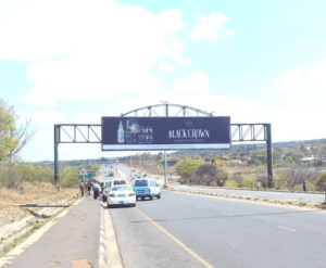 Billboards on Lucas Mangope Highway Ga- Rankuwa with outdoor advertising, township, highway, urban, Outdoor Static, taxi rank, prices, rates, costs, rental, woodlands, and marketing