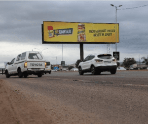Billboards on Doreen Avenue Akasia Hebron Rosslyn with outdoor advertising, township, highway, urban, Outdoor Static, taxi rank, prices, rates, costs, rental, woodlands, and marketing