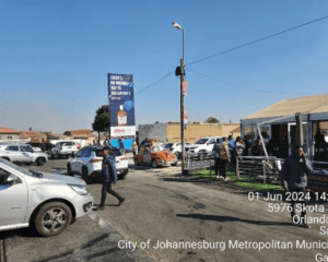 Billboards on Masopha Street Meet Meat Orlando with outdoor advertising, township, highway, urban, Outdoor Static, taxi rank, prices, rates, costs, rental, woodlands, and marketing