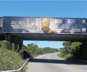 Billboards on Voortrekker Road East London with outdoor advertising, township, highway, urban, Outdoor Static, taxi rank, prices, rates, costs, rental, woodlands, and marketing
