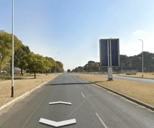 Billboards on State Way Road Bloemfontein with outdoor advertising, township, highway, urban, Outdoor Static, taxi rank, prices, rates, costs, rental, woodlands, and marketing