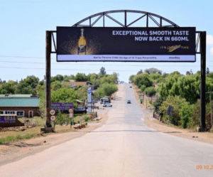 Billboards on Lydenburg entrance Mpumalanga with outdoor advertising, township, highway, urban, Outdoor Static, taxi rank, prices, rates, costs, rental, woodlands, and marketing