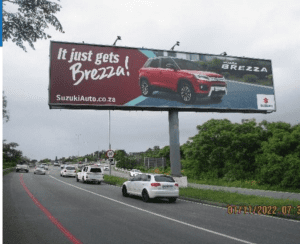 Billboards on NorthEast Express East London with outdoor advertising, township, highway, urban, Outdoor Static, taxi rank, prices, rates, costs, rental, woodlands, and marketing